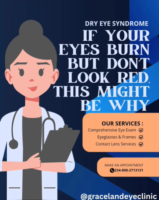 Dry eye doesn’t always come with obvious redness